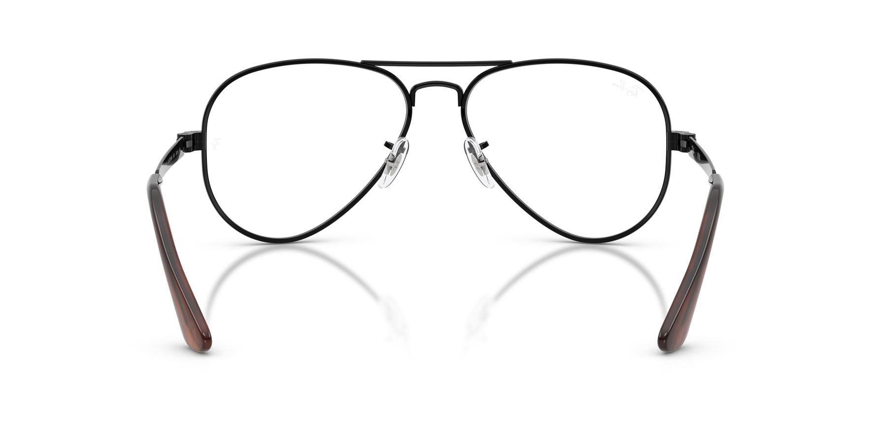Occhiali da vista Ray-Ban Aviator Max RX 3925V (2509) - RB 3925V 2509 colore nero forma aviator lenti trasparente