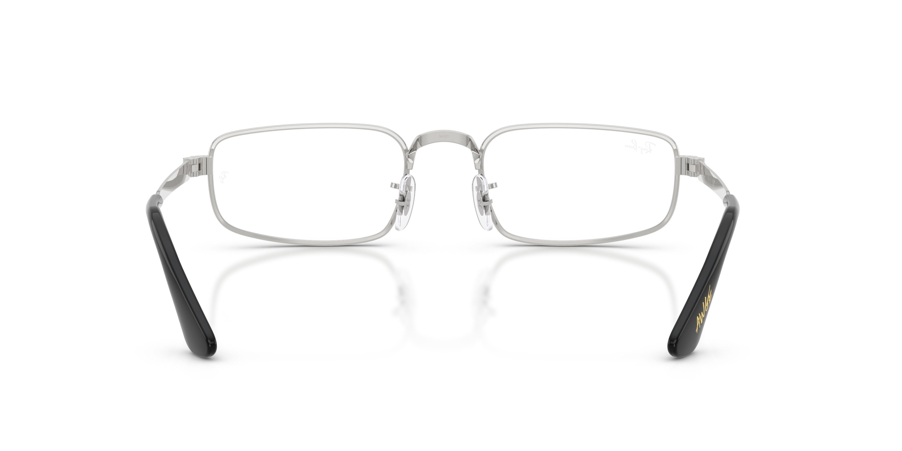 Occhiali da vista Ray-Ban ASAP Rocky RX 3927V (2501) - RB 3927V 2501 colore argento forma ovale lenti trasparente