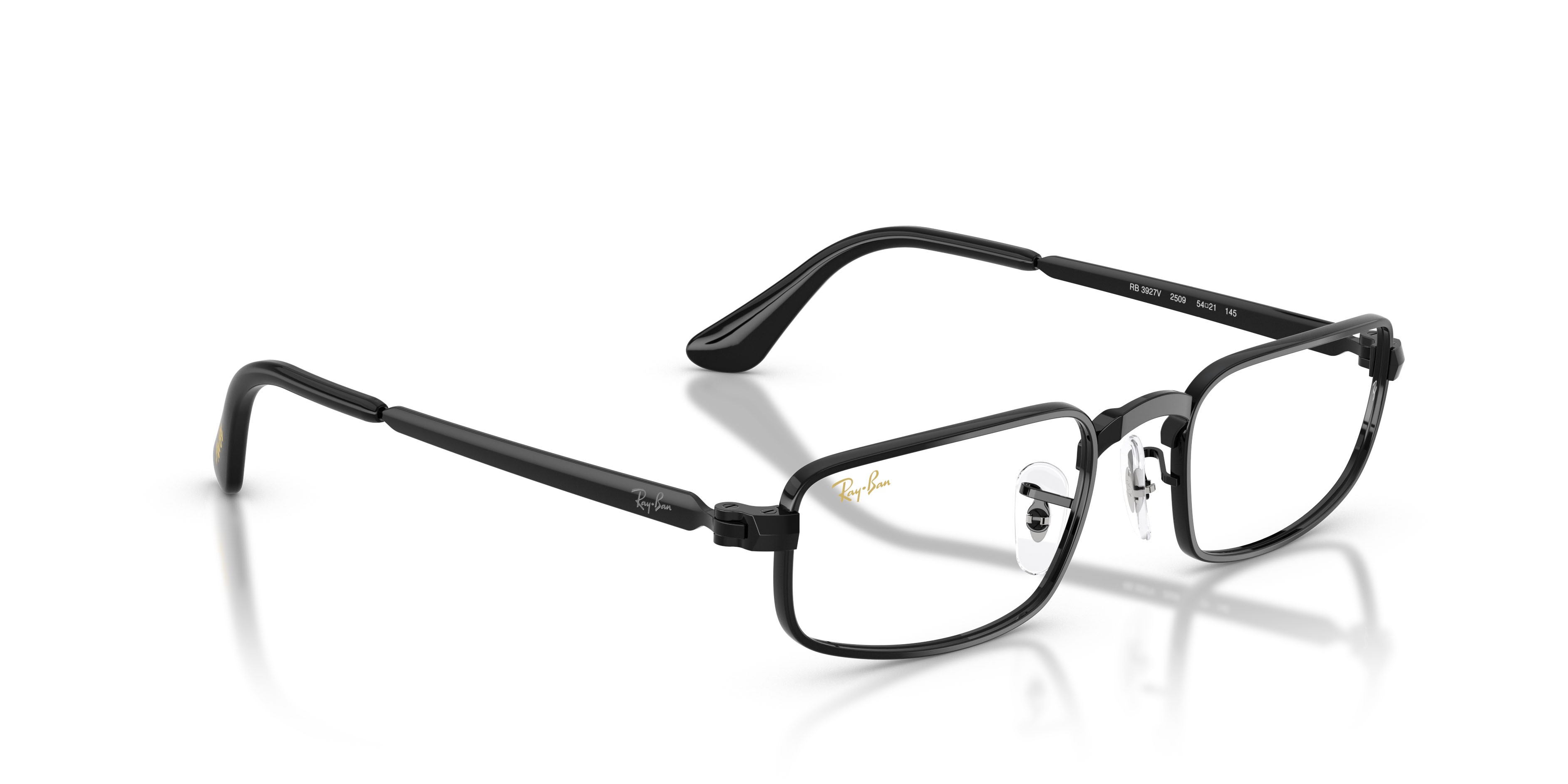 Occhiali da vista Ray-Ban ASAP Rocky RX 3927V (2509) - RB 3927V 2509 colore nero forma ovale lenti trasparente