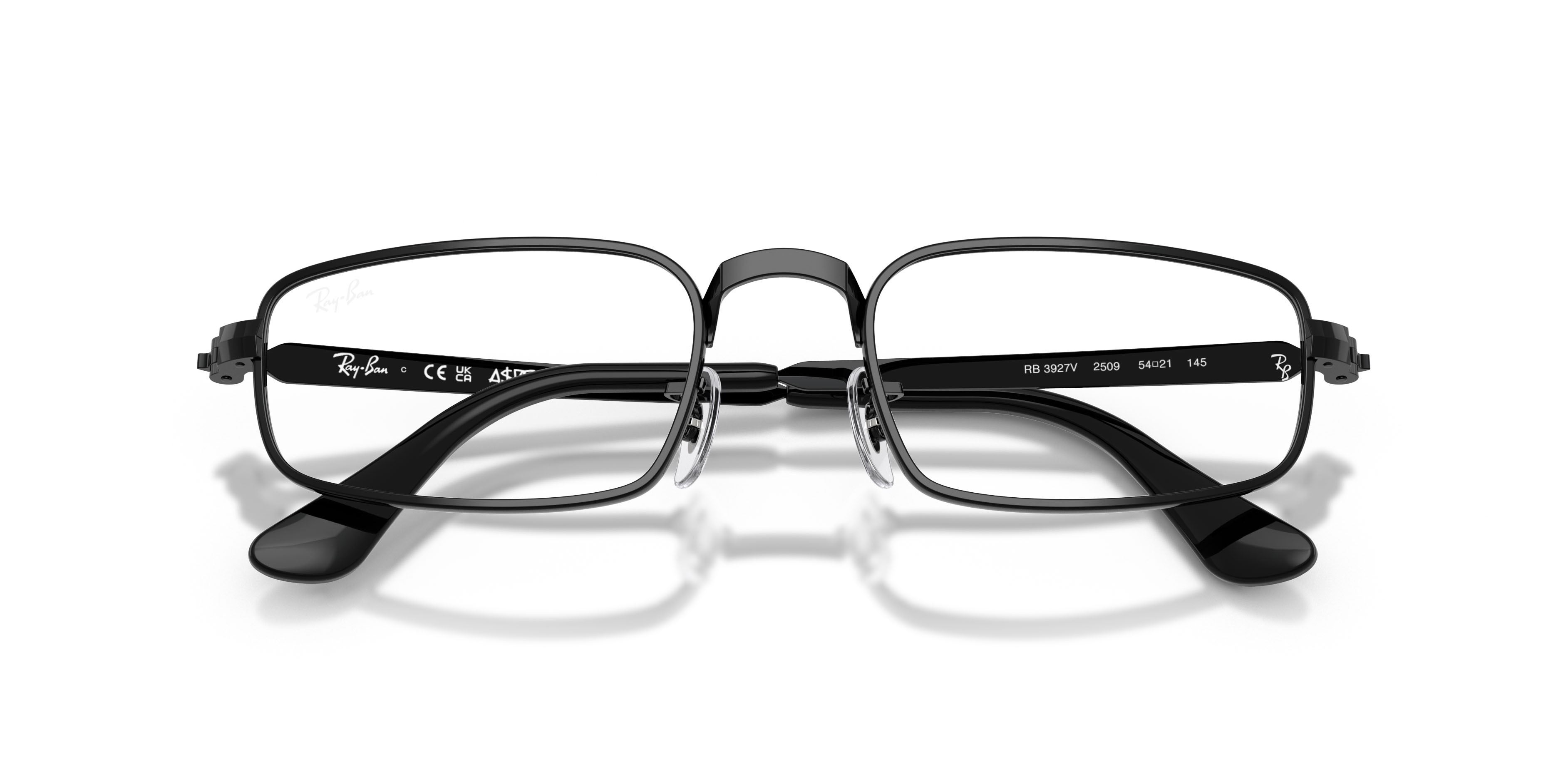 Occhiali da vista Ray-Ban ASAP Rocky RX 3927V (2509) - RB 3927V 2509 colore nero forma ovale lenti trasparente