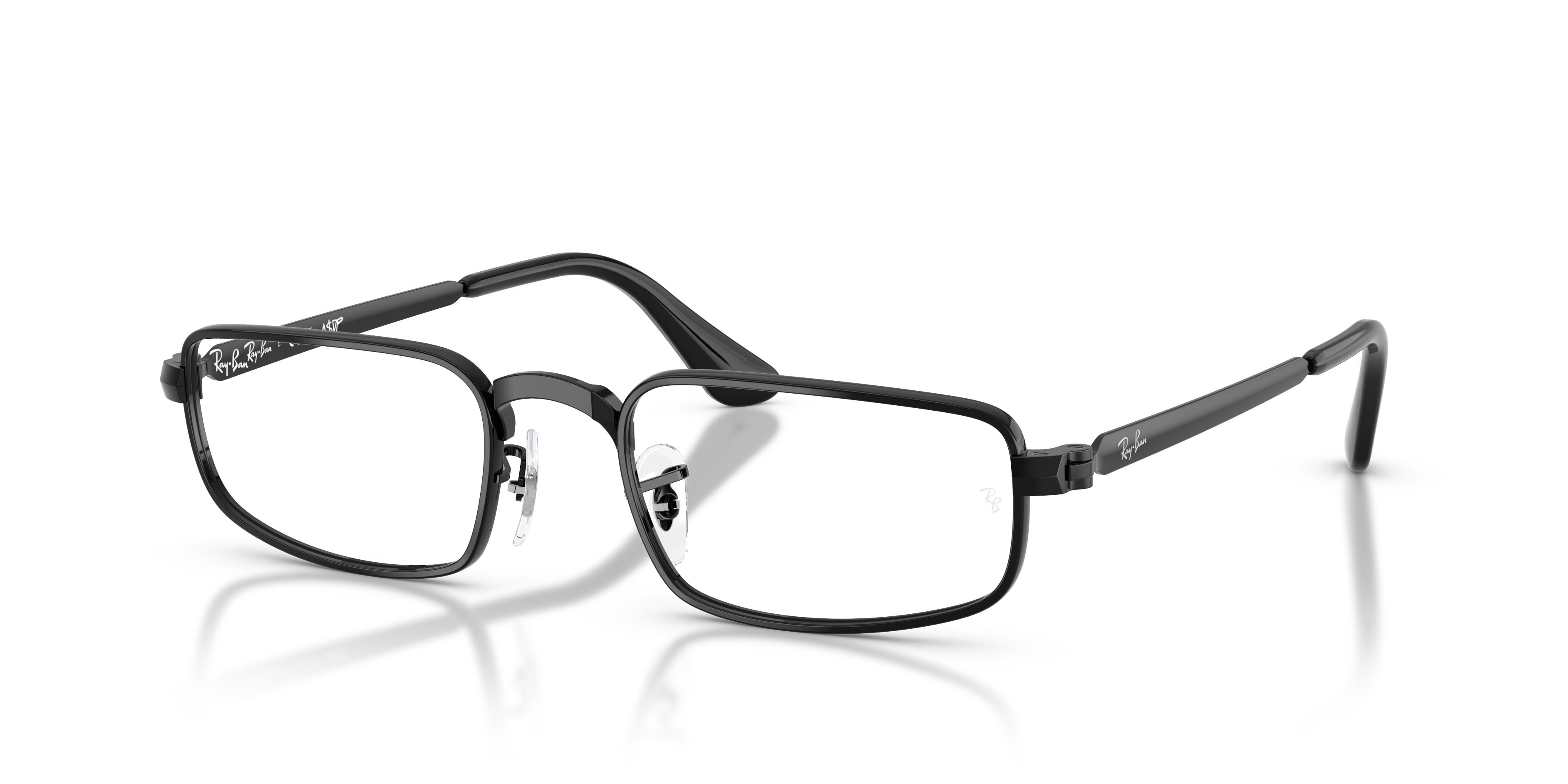Occhiali da vista Ray-Ban ASAP Rocky RX 3927V (2509) - RB 3927V 2509 colore nero forma ovale lenti trasparente
