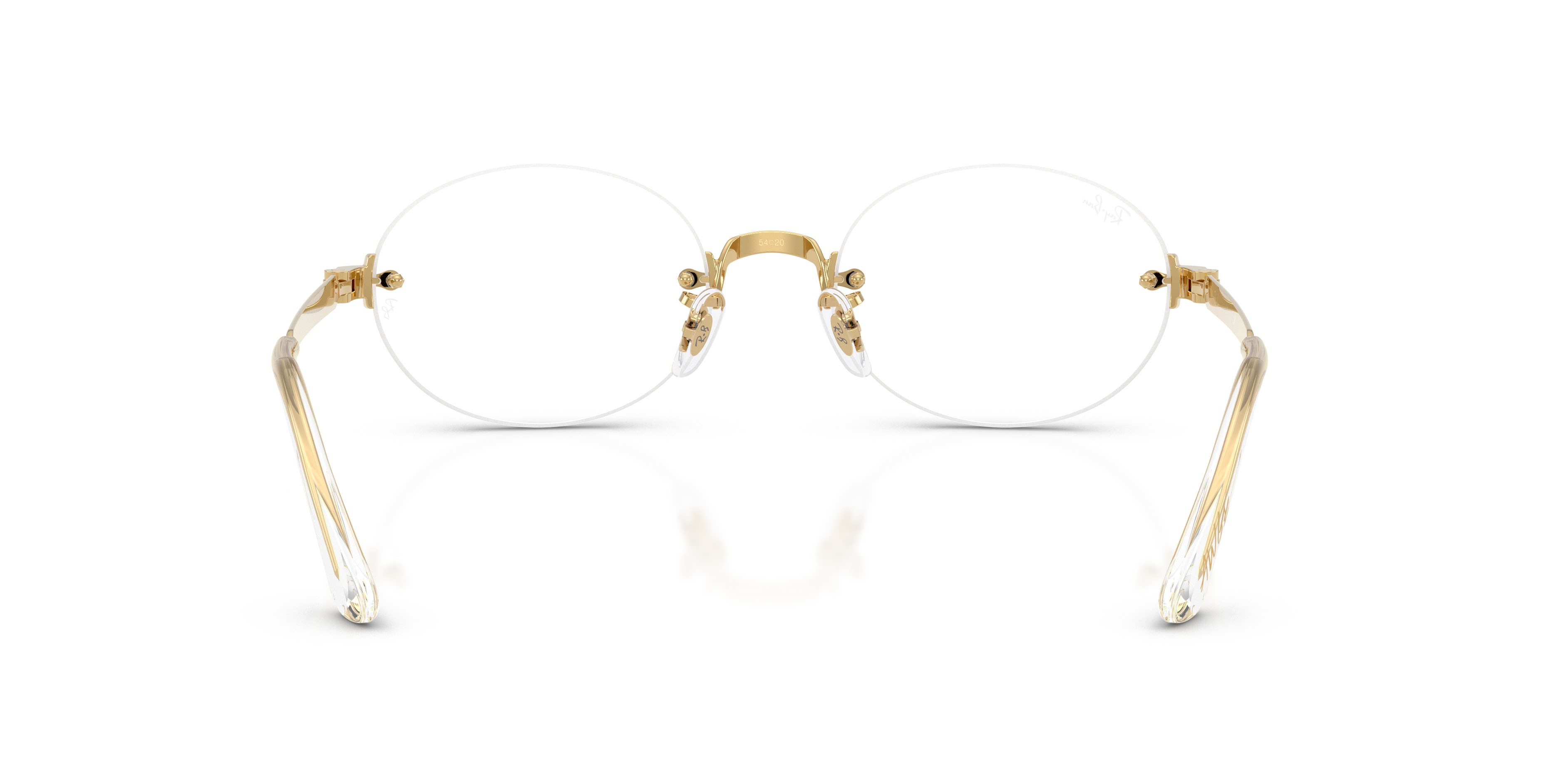 Occhiali da vista Ray-Ban ASAP Rocky RX 3929V (2500) - RB 3929V 2500 colore oro arista forma rettangolare lenti trasparente