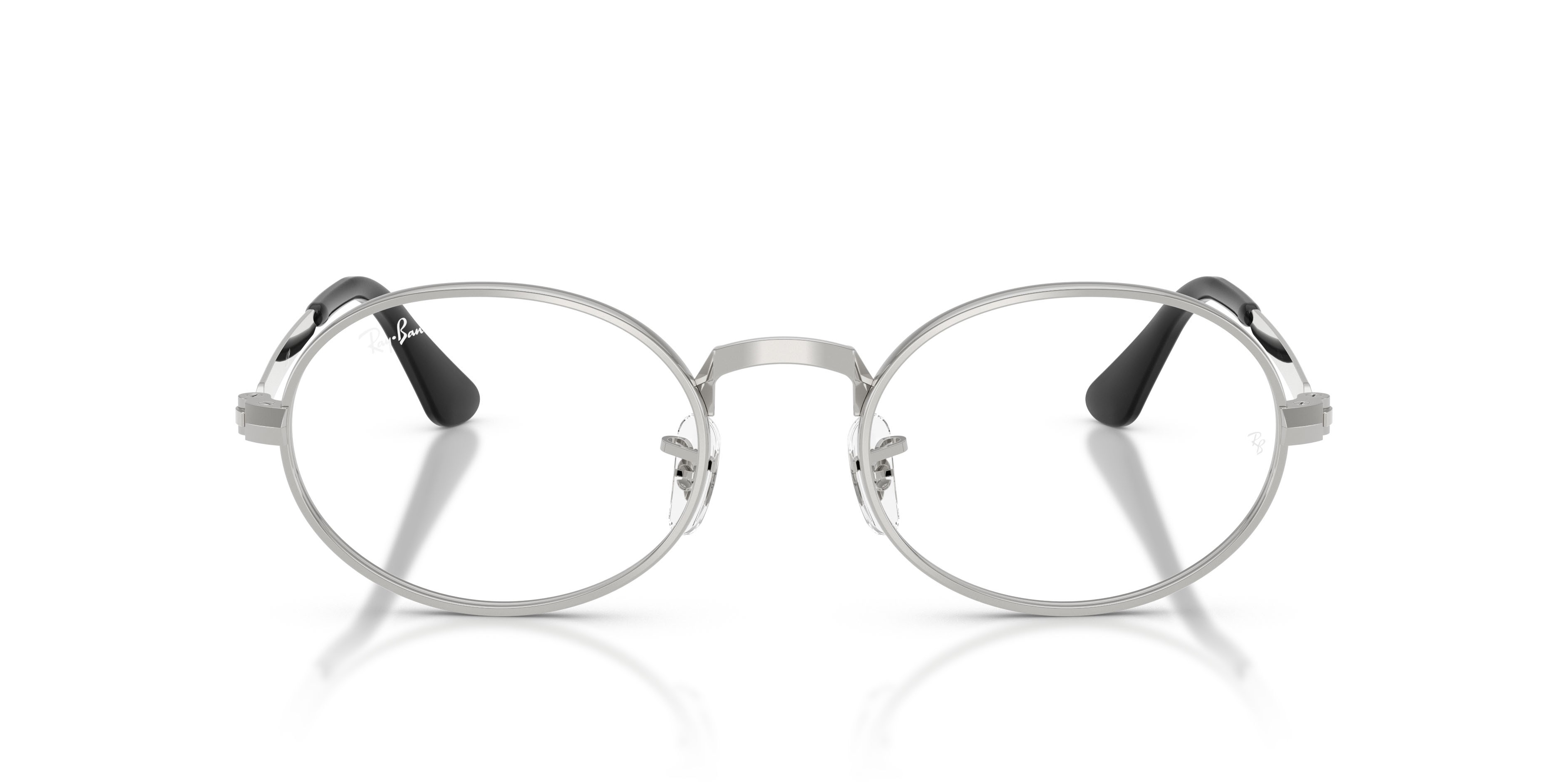 Occhiali da vista Ray-Ban ASAP Rocky RX 3931V (2501) - RB 3931V 2501 colore argento forma ovale lenti trasparente