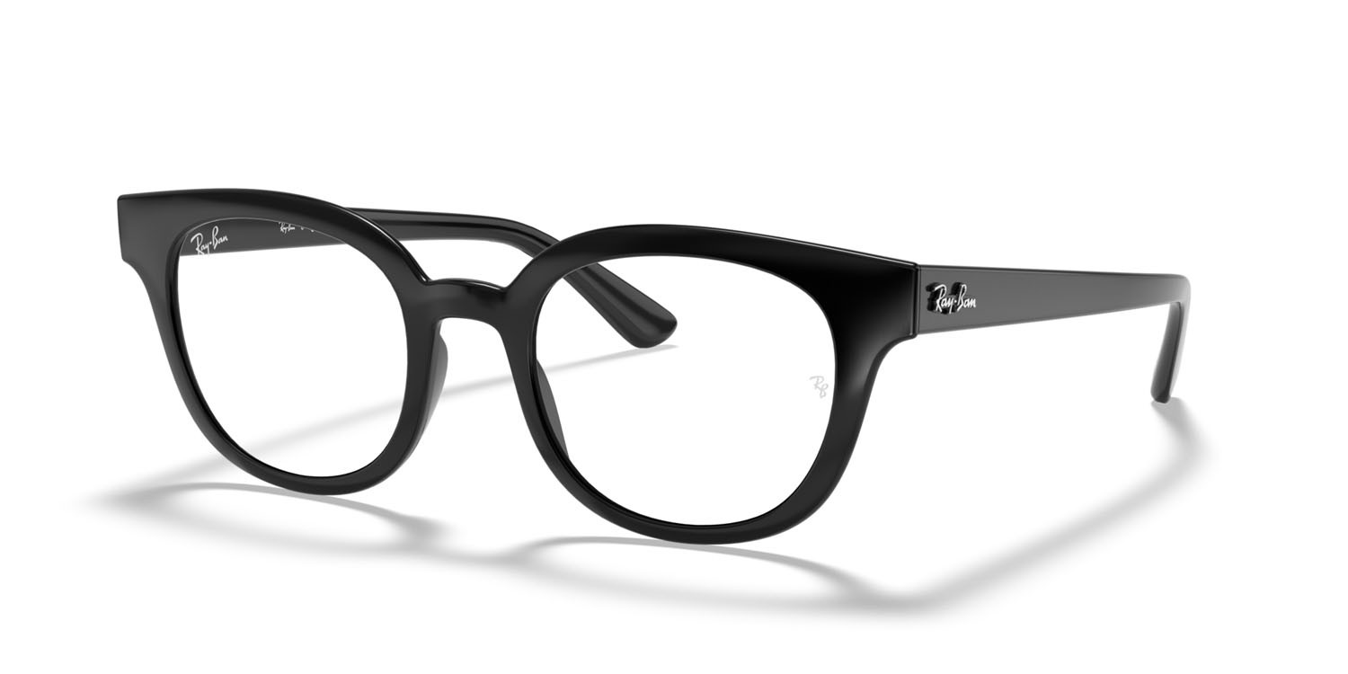 Brillen Ray-Ban RX 4324V (2000) - RB 4324V 2000 farbe nero form quadratisch gläser trasparente