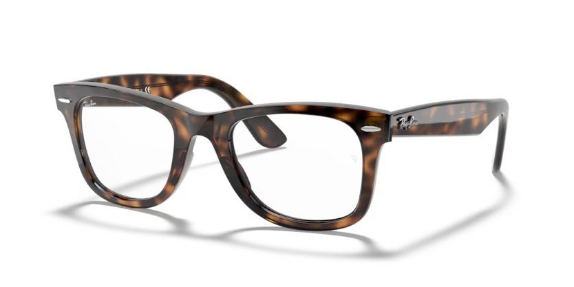 Occhiali da vista Ray-Ban Wayfarer Ease Optics RX 4340V (2012) - RB 4340V 2012 colore havana forma quadrato lenti demo lens