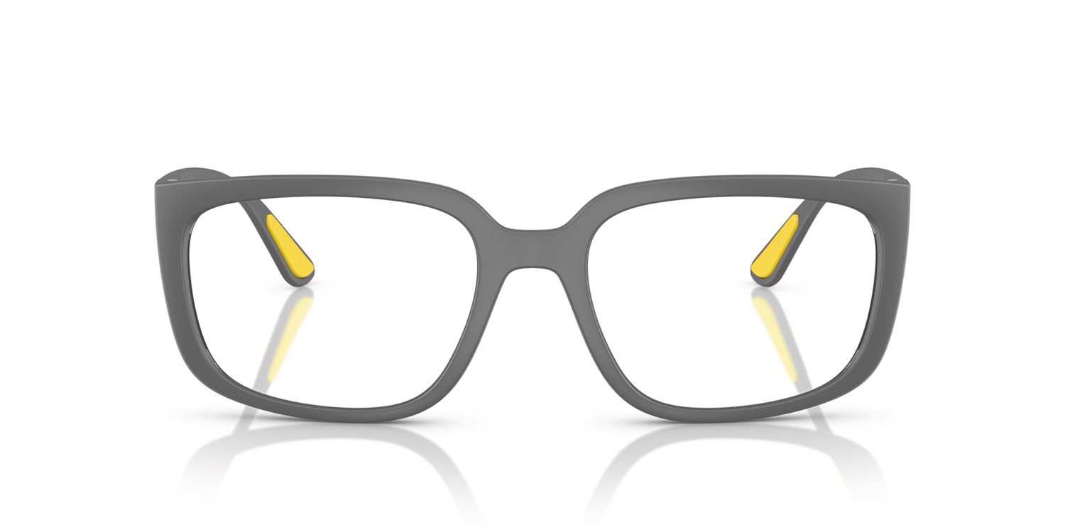 Occhiali da vista Ray-Ban Scuderia Ferrari RX 4443VM (F608) - RB 4443VM F608 colore grigio forma quadrato lenti trasparente