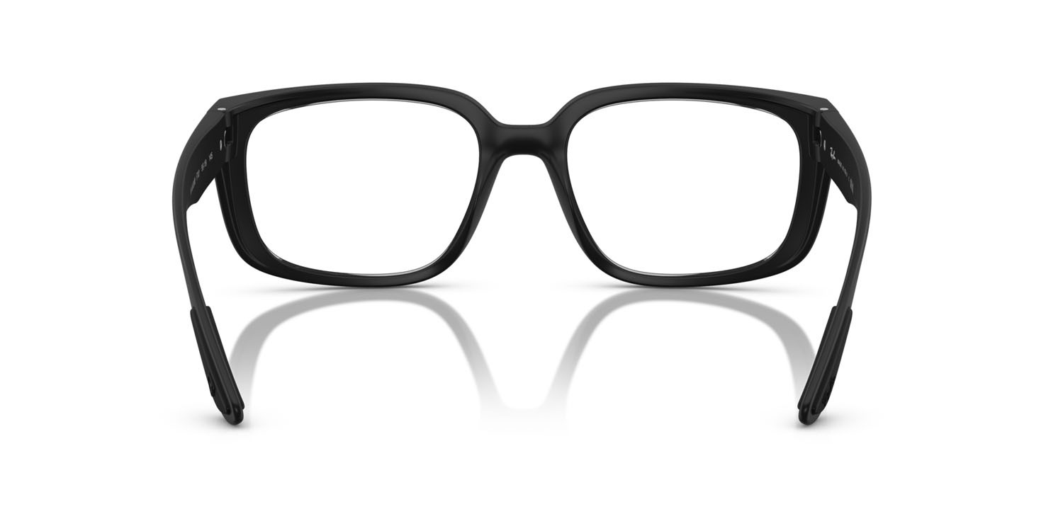 Eyeglasses Ray-Ban Scuderia Ferrari RX 4443VM (F702) - RB 4443VM F702 color nero shape square lenses trasparente