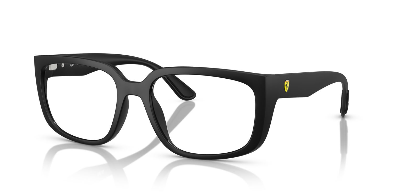 Eyeglasses Ray-Ban Scuderia Ferrari RX 4443VM (F702) - RB 4443VM F702 color nero shape square lenses trasparente