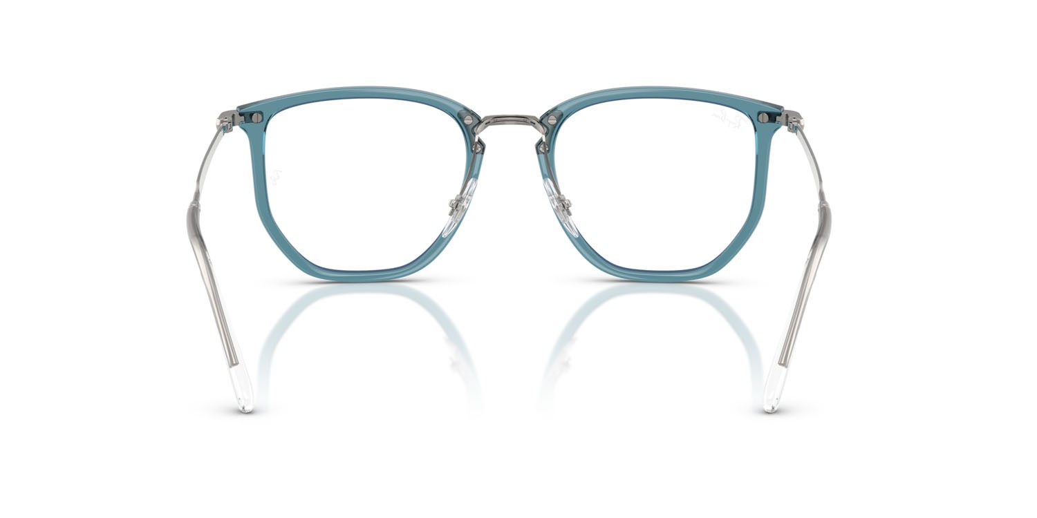 Occhiali da vista Ray-Ban RX 4451V (8426) - RB 4451V 8426 colore blu trasparente forma irregolare lenti trasparente