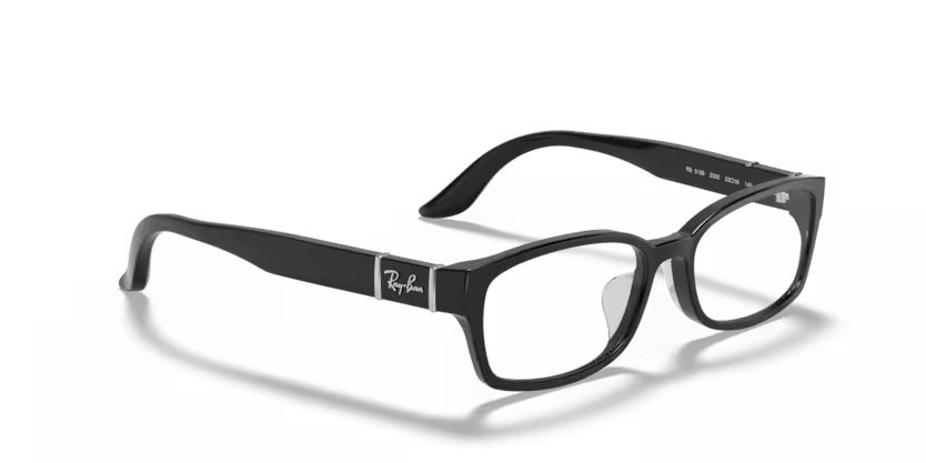 Brillen Ray-Ban RX 5198 (2000) - RB 5198 2000 farbe nero form quadratisch gläser trasparente
