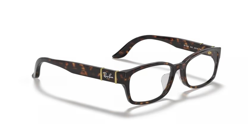 Brillen Ray-Ban RX 5198 (2345) - RB 5198 2345 farbe tartarugato form quadratisch gläser trasparente