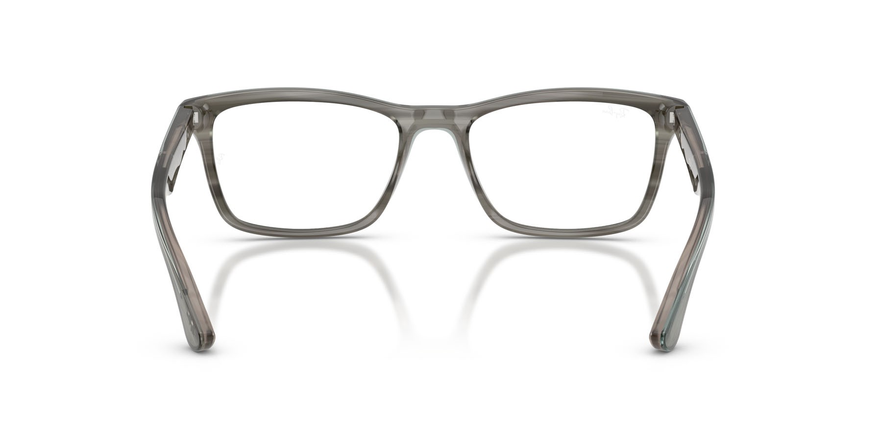 Eyeglasses Ray-Ban RX 5279 (8453) - RB 5279 8453 color striato grigio shape square lenses trasparente
