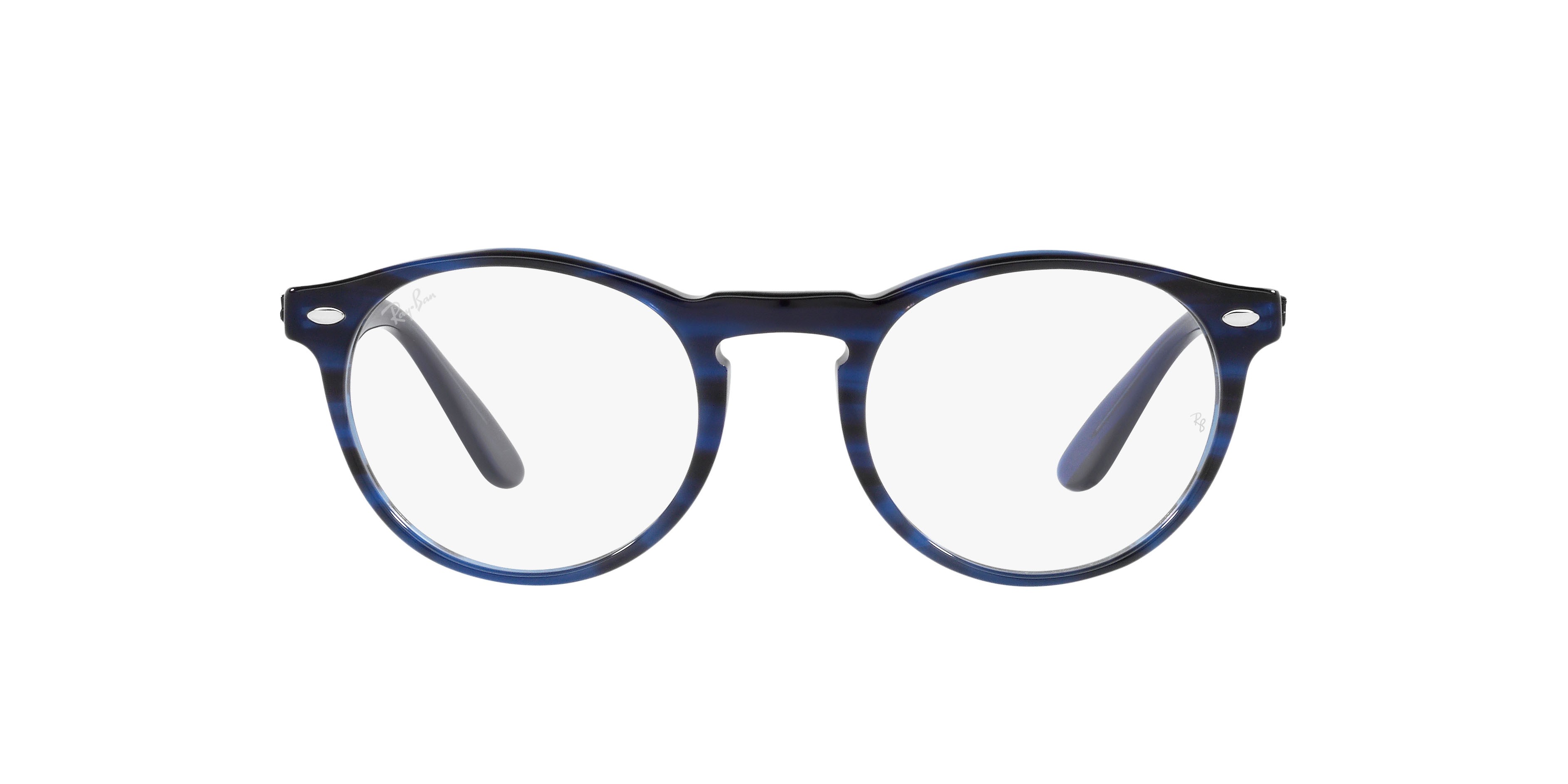 Brillen Ray-Ban RX 5283 (8053) - RB 5283 8053 farbe blu form pantos gläser trasparente