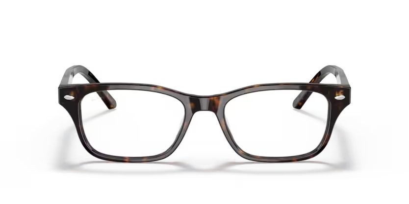 Eyeglasses Ray-Ban RX 5345D (2012) - RB 5345D 2012 color havana scuro shape square lenses lente demo