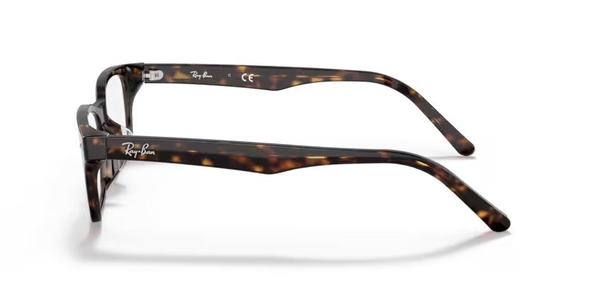 Eyeglasses Ray-Ban RX 5345D (2012) - RB 5345D 2012 color havana scuro shape square lenses lente demo
