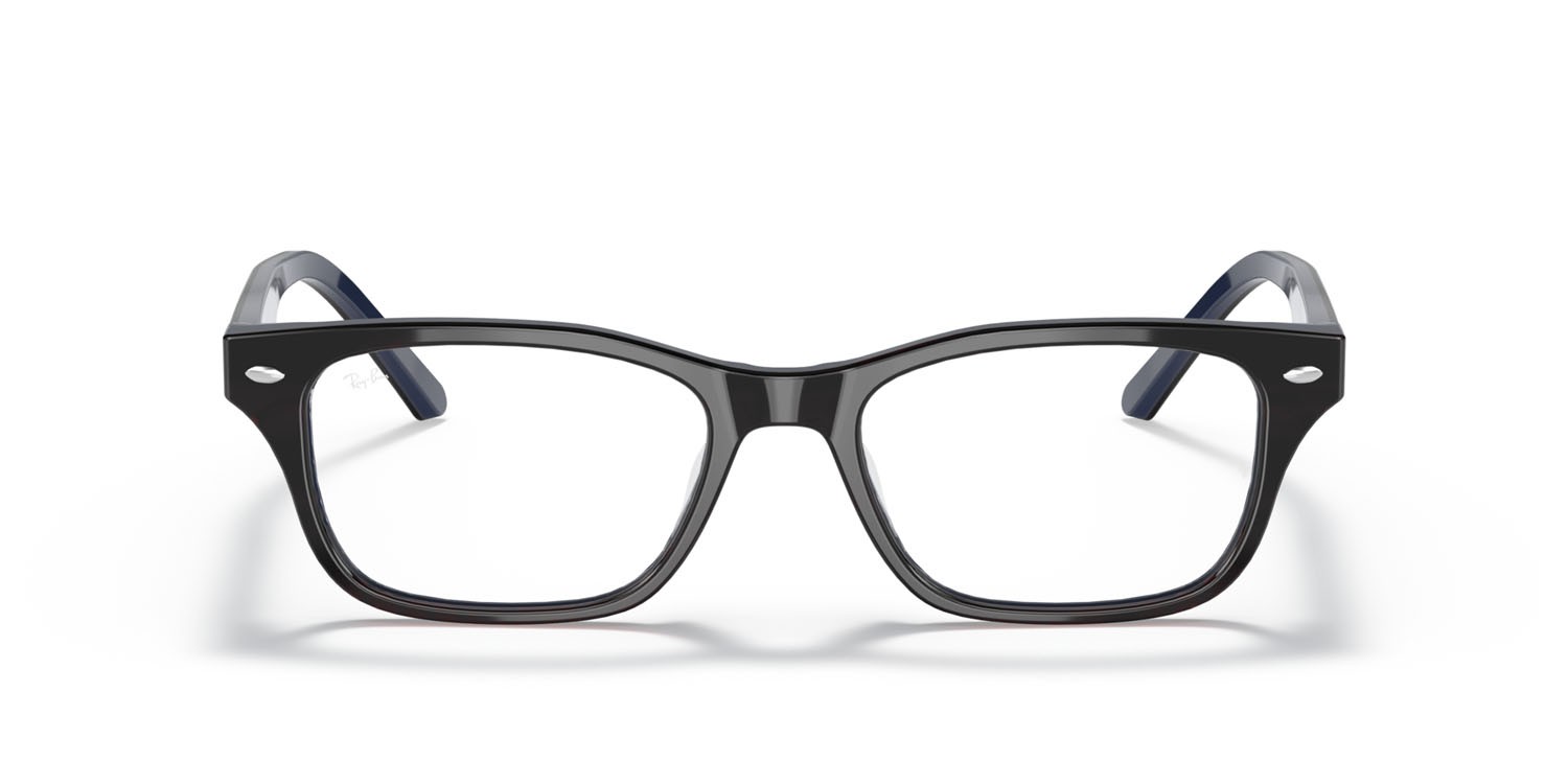 Occhiali da vista Ray-Ban RX 5345D (5076) - RB 5345D 5076 colore marrone forma quadrato lenti lente demo