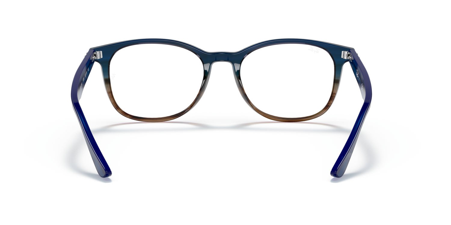 Brillen Ray-Ban RX 5356 (5765) - RB 5356 5765 farbe blu form quadratisch gläser trasparente