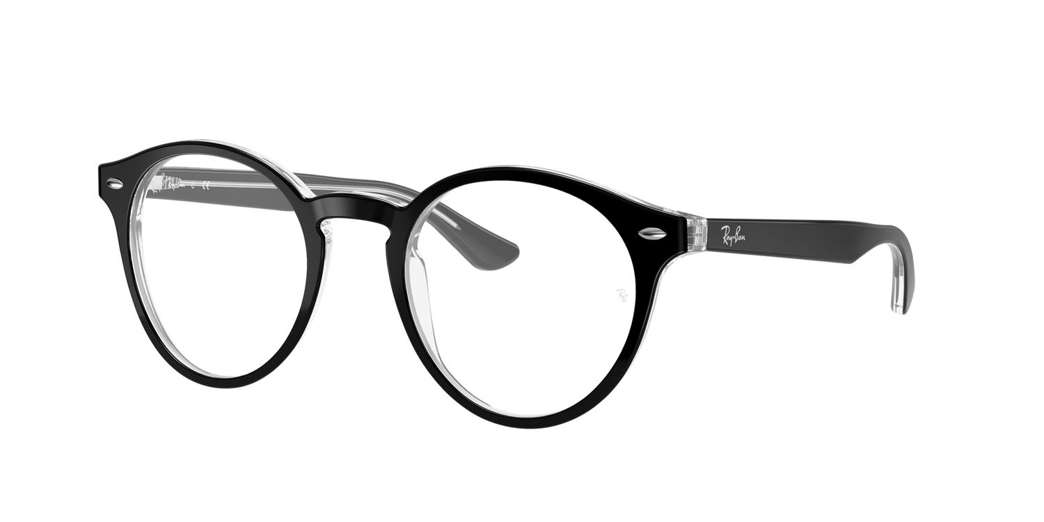 Brillen Ray-Ban RX 5376 (2034) - RB 5376 2034 farbe nero su trasparente form pantos gläser trasparente