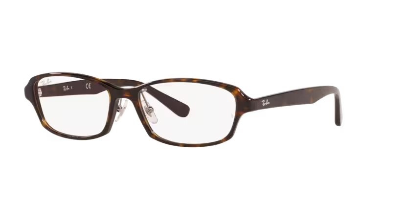 Occhiali da vista Ray-Ban RX 5385D (2012) - RB 5385D 2012 colore havana scuro forma irregolare lenti trasparente