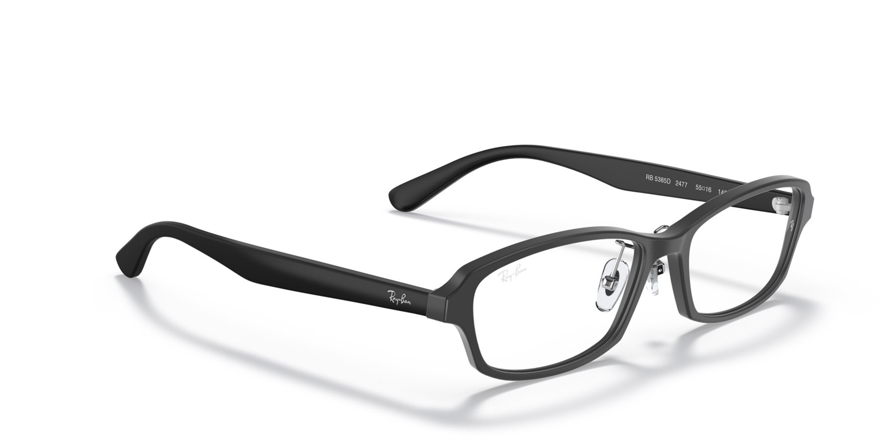 Brillen Ray-Ban RX 5385D (2477) - RB 5385D 2477 farbe nero form unregelmäßig gläser trasparente