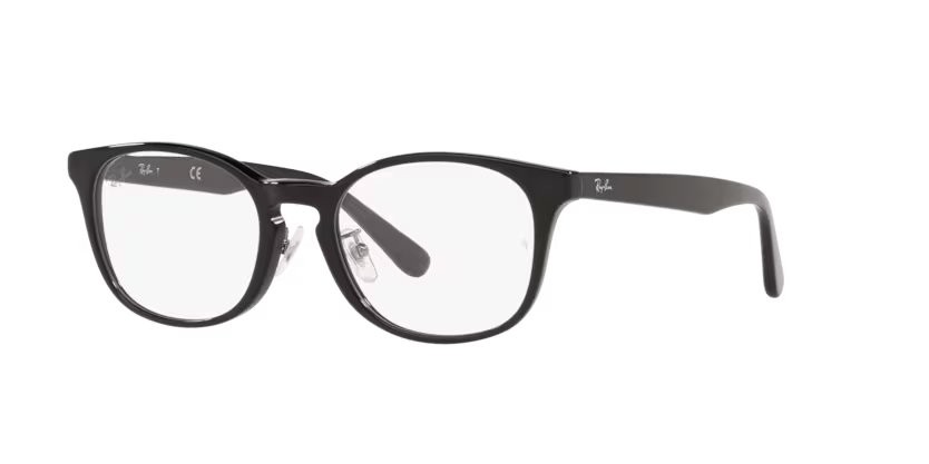 Occhiali da vista Ray-Ban RX 5386D (2000) - RB 5386D 2000 colore nero forma ovale lenti trasparente