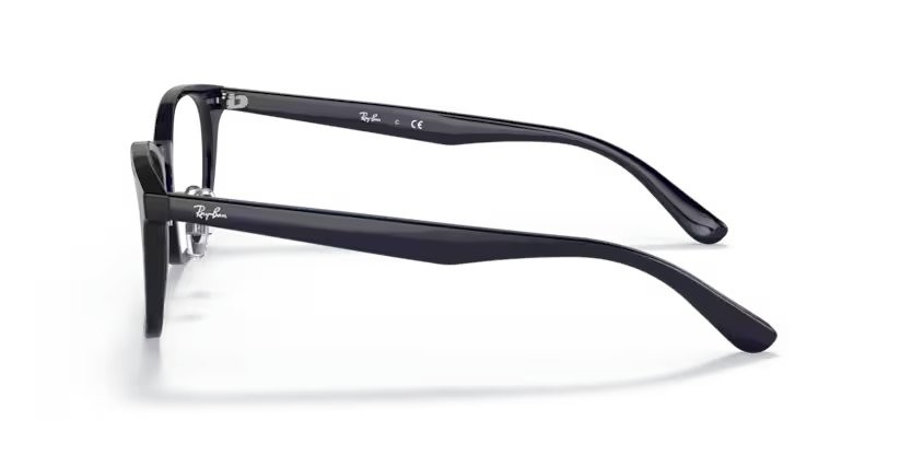Brillen Ray-Ban RX 5386D (5986) - RB 5386D 5986 farbe blu scuro trasparente form oval gläser trasparente