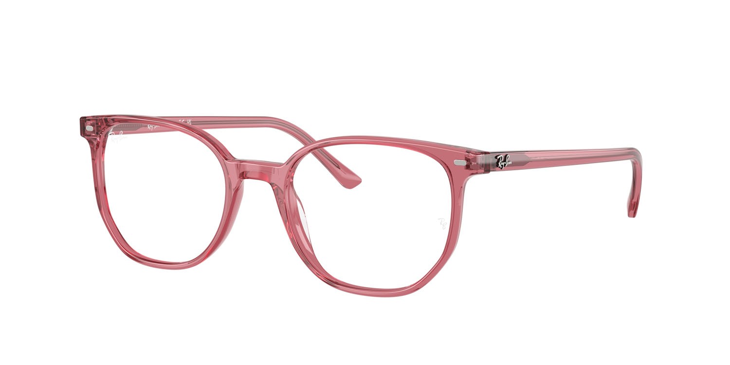 Eyeglasses Ray-Ban Elliot RX 5397 (8440) - RB 5397 8440 color rosa shape irregular lenses trasparente