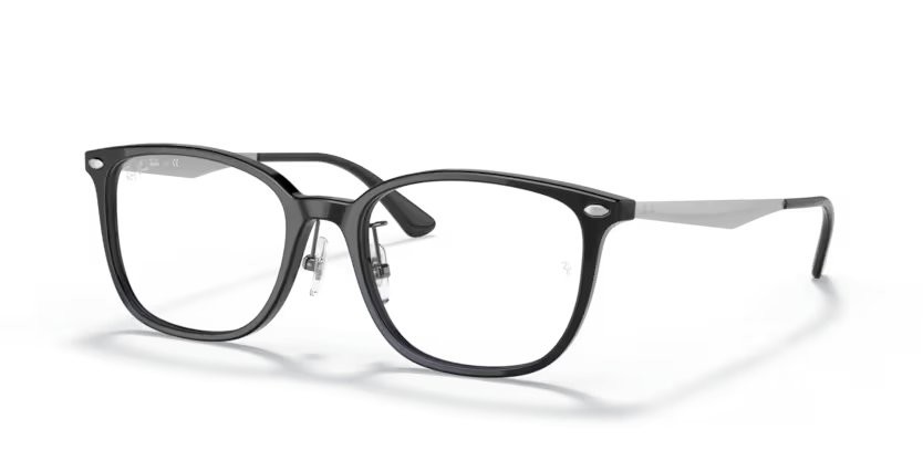Occhiali da vista Ray-Ban RX 5403D (2000) - RB 5403D 2000 colore nero forma quadrato lenti trasparente