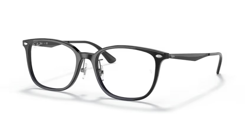 Eyeglasses Ray-Ban RX 5403D (5725) - RB 5403D 5725 color nero shape square lenses trasparente