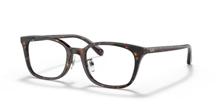 Occhiali da vista Ray-Ban RX 5407D (2012) - RB 5407D 2012 colore havana forma quadrato lenti lente demo