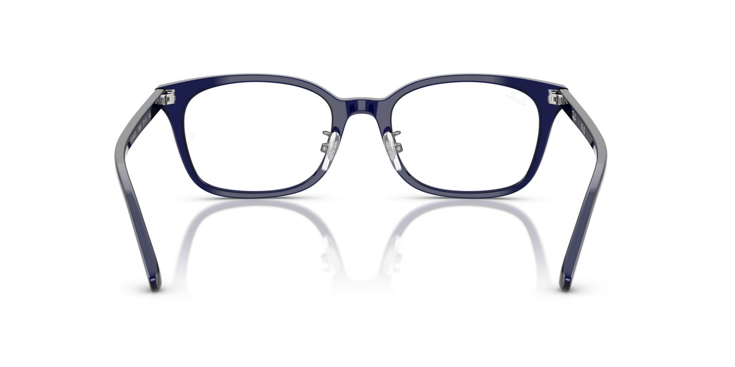Occhiali da vista Ray-Ban RX 5407D (5986) - RB 5407D 5986 colore blu scuro trasparente forma quadrato lenti trasparente
