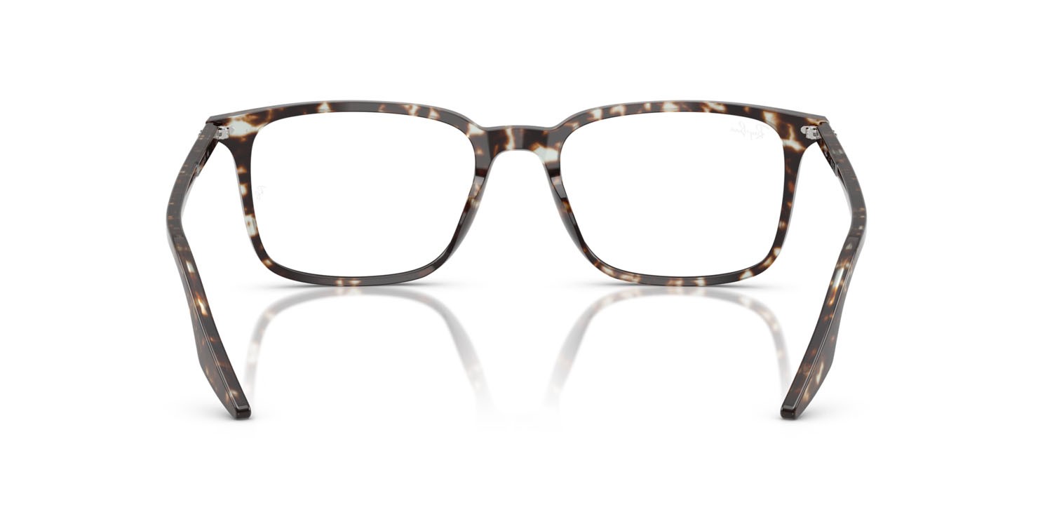 Eyeglasses Ray-Ban RX 5421 (8425) - RB 5421 8425 color giallo havana tartarugato shape rectangle lenses trasparente