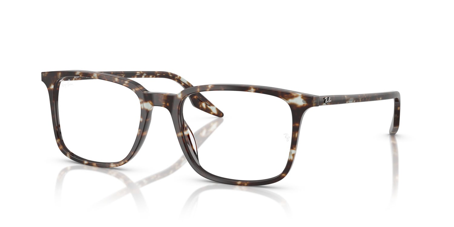 Eyeglasses Ray-Ban RX 5421 (8425) - RB 5421 8425 color giallo havana tartarugato shape rectangle lenses trasparente