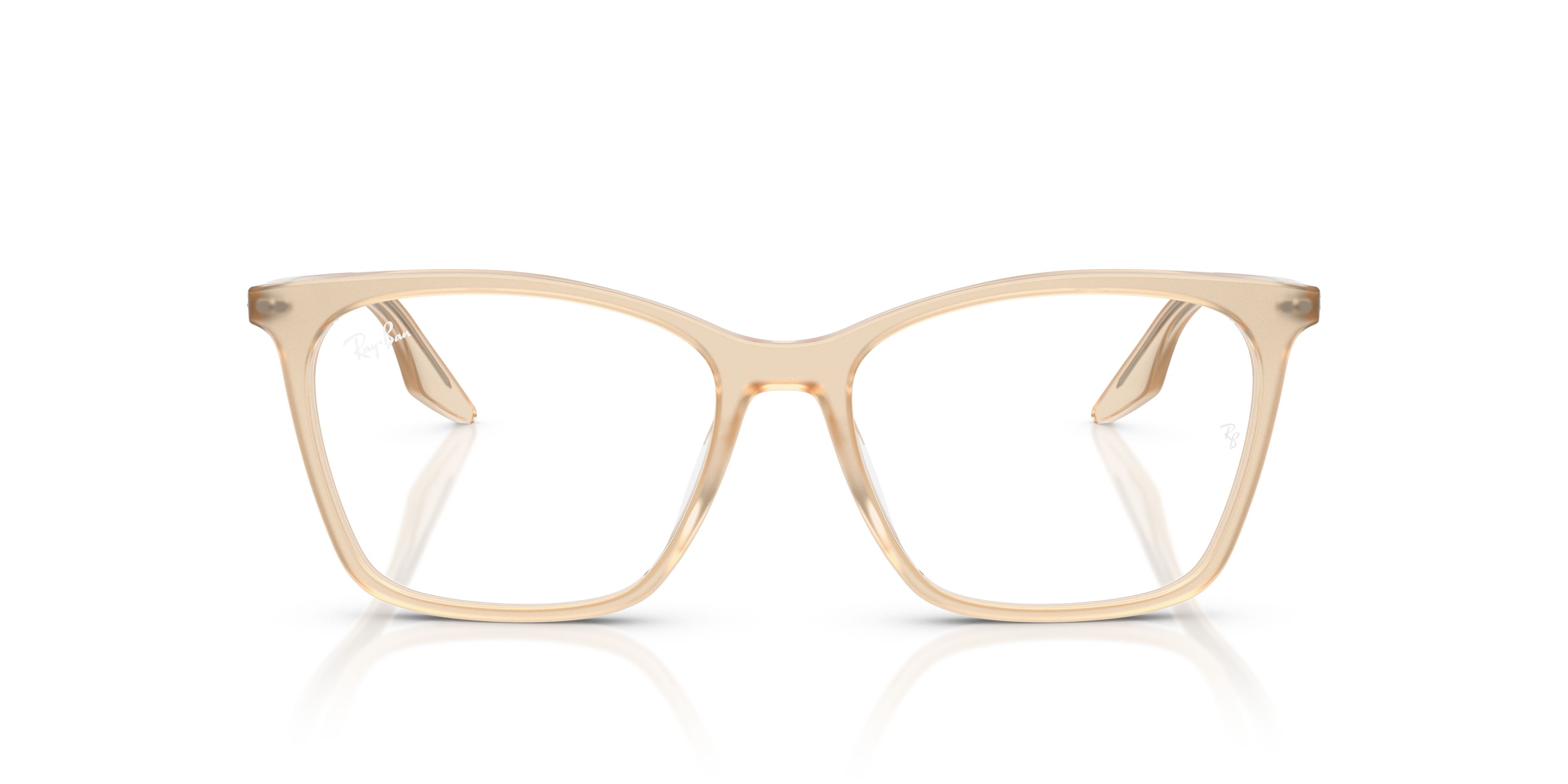 Occhiali da vista Ray-Ban RX 5422 (8505) - RB 5422 8505 colore opal natural forma cat eye lenti trasparente