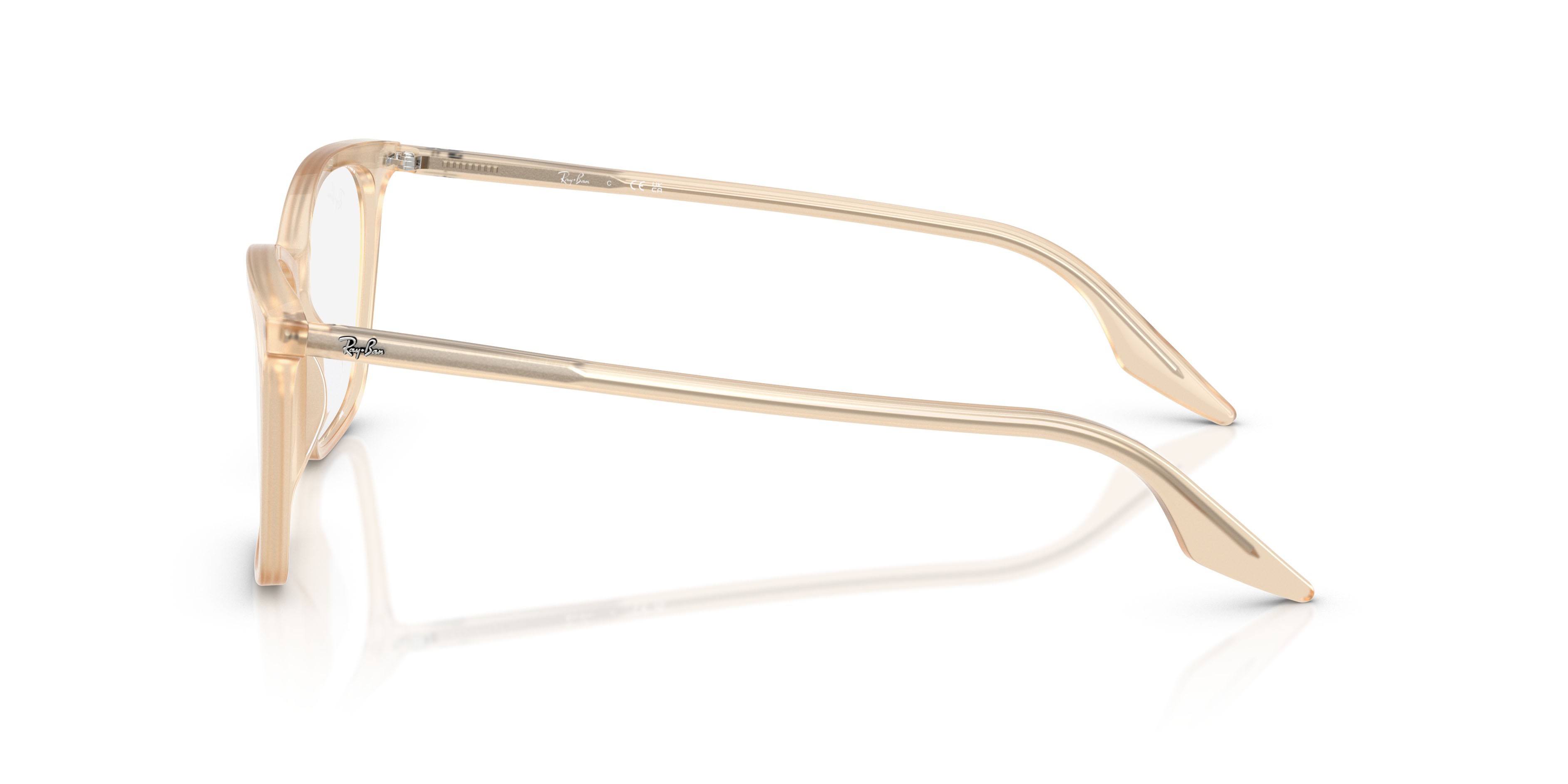 Occhiali da vista Ray-Ban RX 5422 (8505) - RB 5422 8505 colore opal natural forma cat eye lenti trasparente