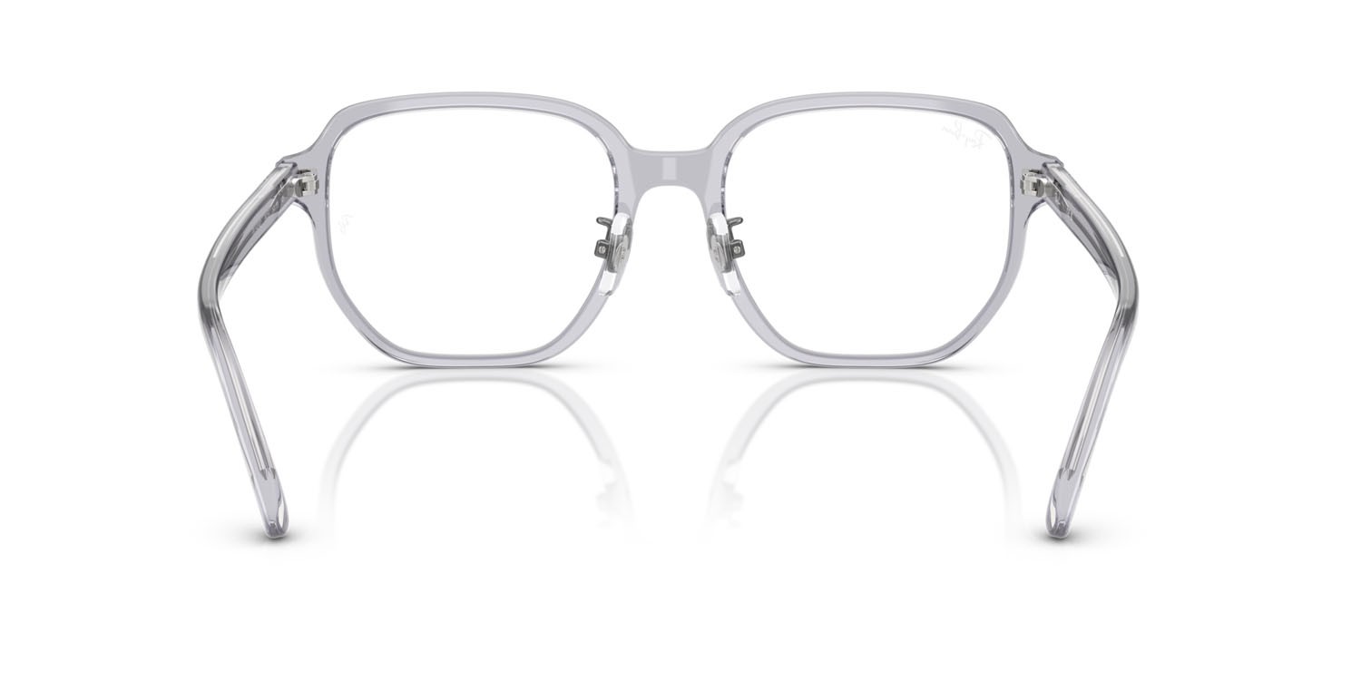 Occhiali da vista Ray-Ban RX 5424D (8415) - RB 5424D 8415 colore grigio trasparente forma irregolare lenti trasparente
