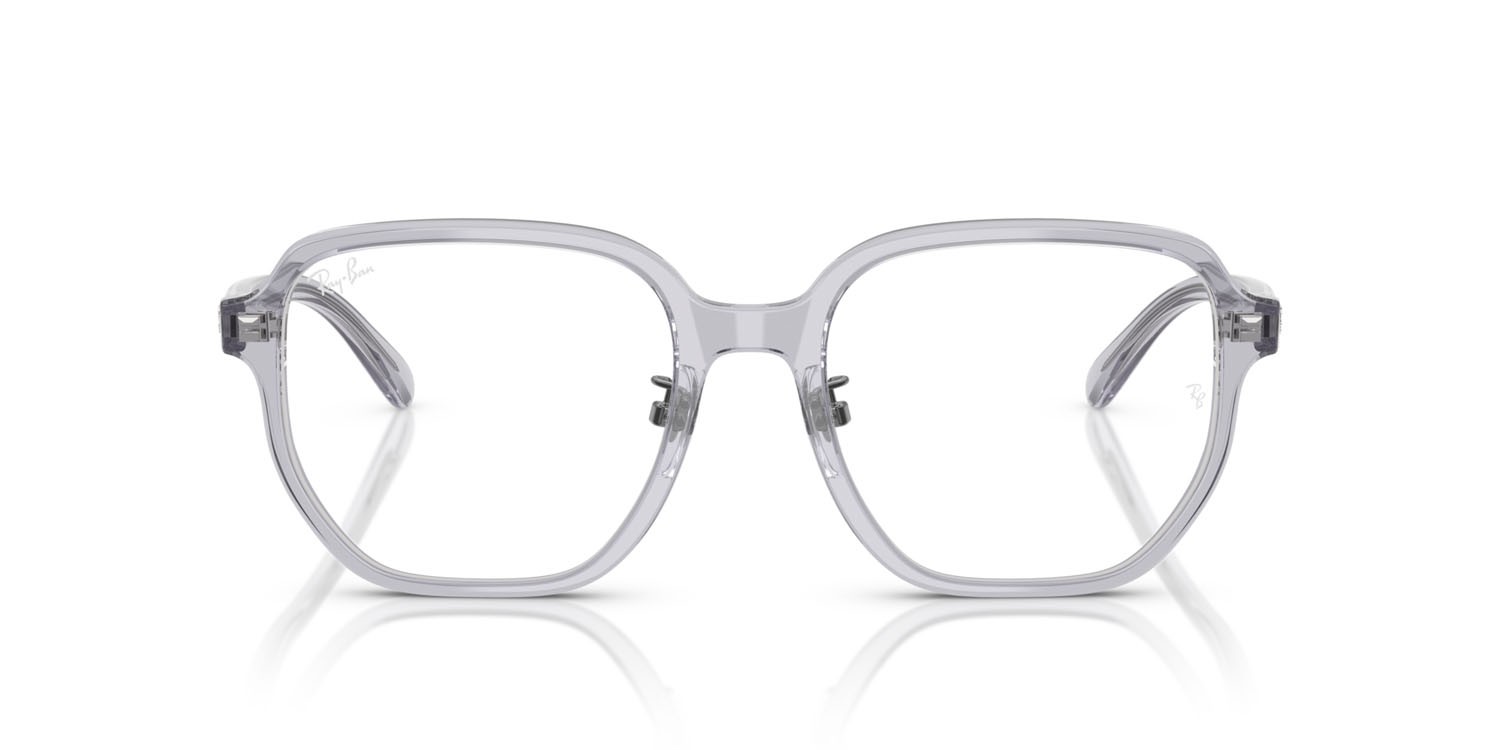 Occhiali da vista Ray-Ban RX 5424D (8415) - RB 5424D 8415 colore grigio trasparente forma irregolare lenti trasparente