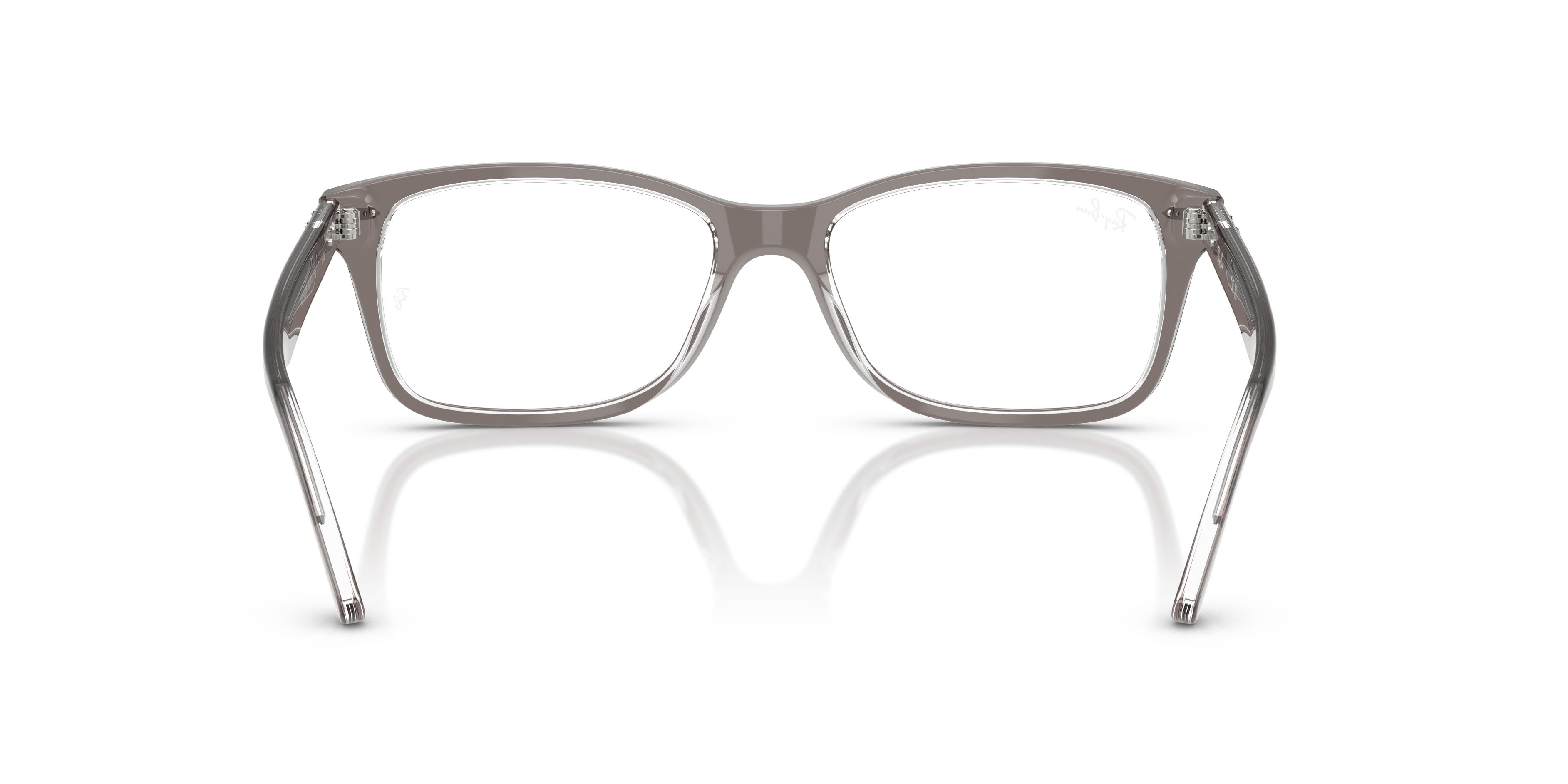 Occhiali da vista Ray-Ban RX 5428 (8111) - RB 5428 8111 colore grigio trasparente forma quadrato lenti trasparente