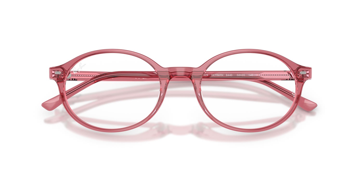Occhiali da vista Ray-Ban German RX 5429 (8440) - RB 5429 8440 colore rosa forma ovale lenti trasparente