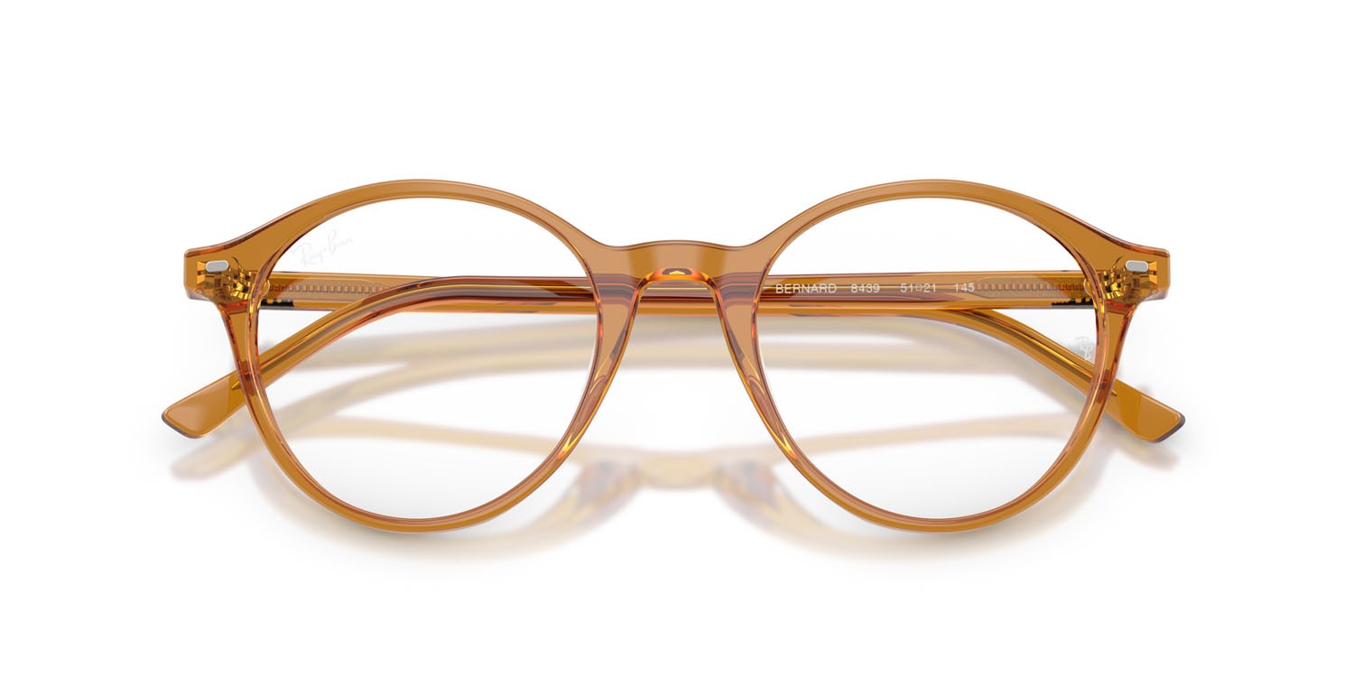 Occhiali da vista Ray-Ban Bernard RX 5430 (8439) - RB 5430 8439 colore beige forma pantos lenti trasparente