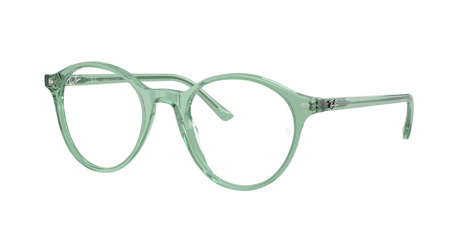 Occhiali da vista Ray-Ban Bernard RX 5430 (8443) - RB 5430 8443 colore verde chiaro forma pantos lenti trasparente