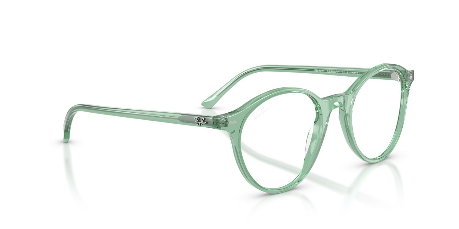 Occhiali da vista Ray-Ban Bernard RX 5430 (8443) - RB 5430 8443 colore verde chiaro forma pantos lenti trasparente