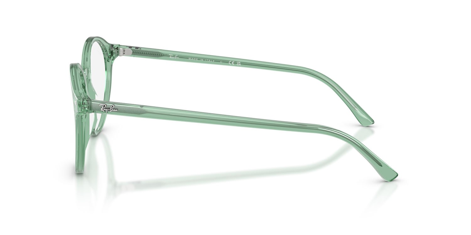 Occhiali da vista Ray-Ban Bernard RX 5430 (8443) - RB 5430 8443 colore verde chiaro forma pantos lenti trasparente
