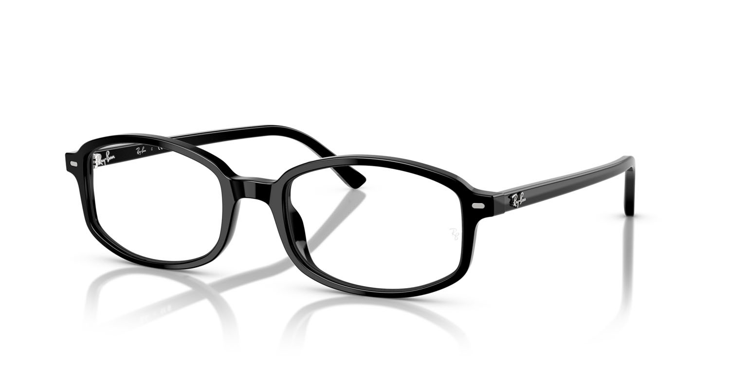 Occhiali da vista Ray-Ban Sam RX 5432 (2000) - RB 5432 2000 colore nero forma irregolare lenti trasparente
