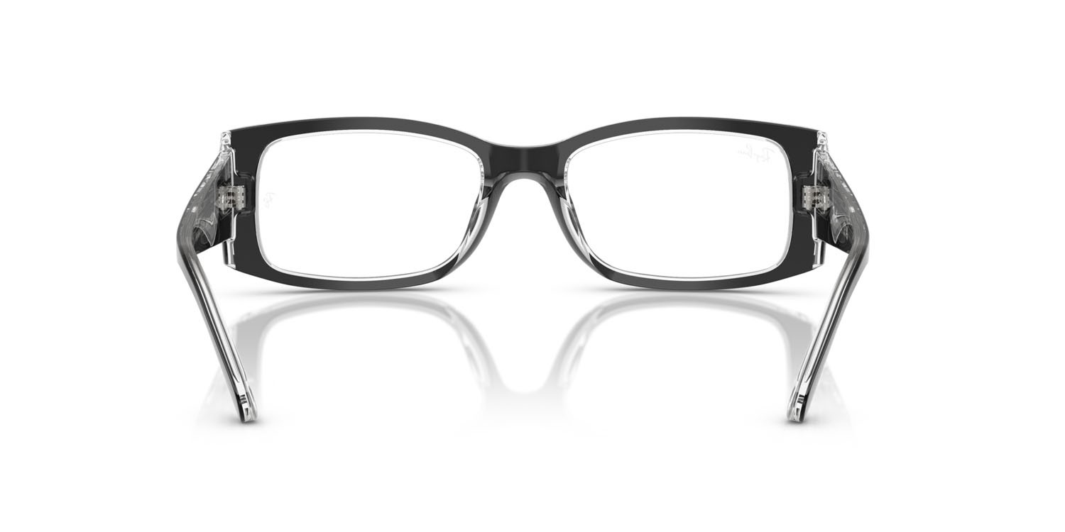 Occhiali da vista Ray-Ban Miriam RX 5434 (2034) - RB 5434 2034 colore nero su trasparente forma quadrato lenti trasparente