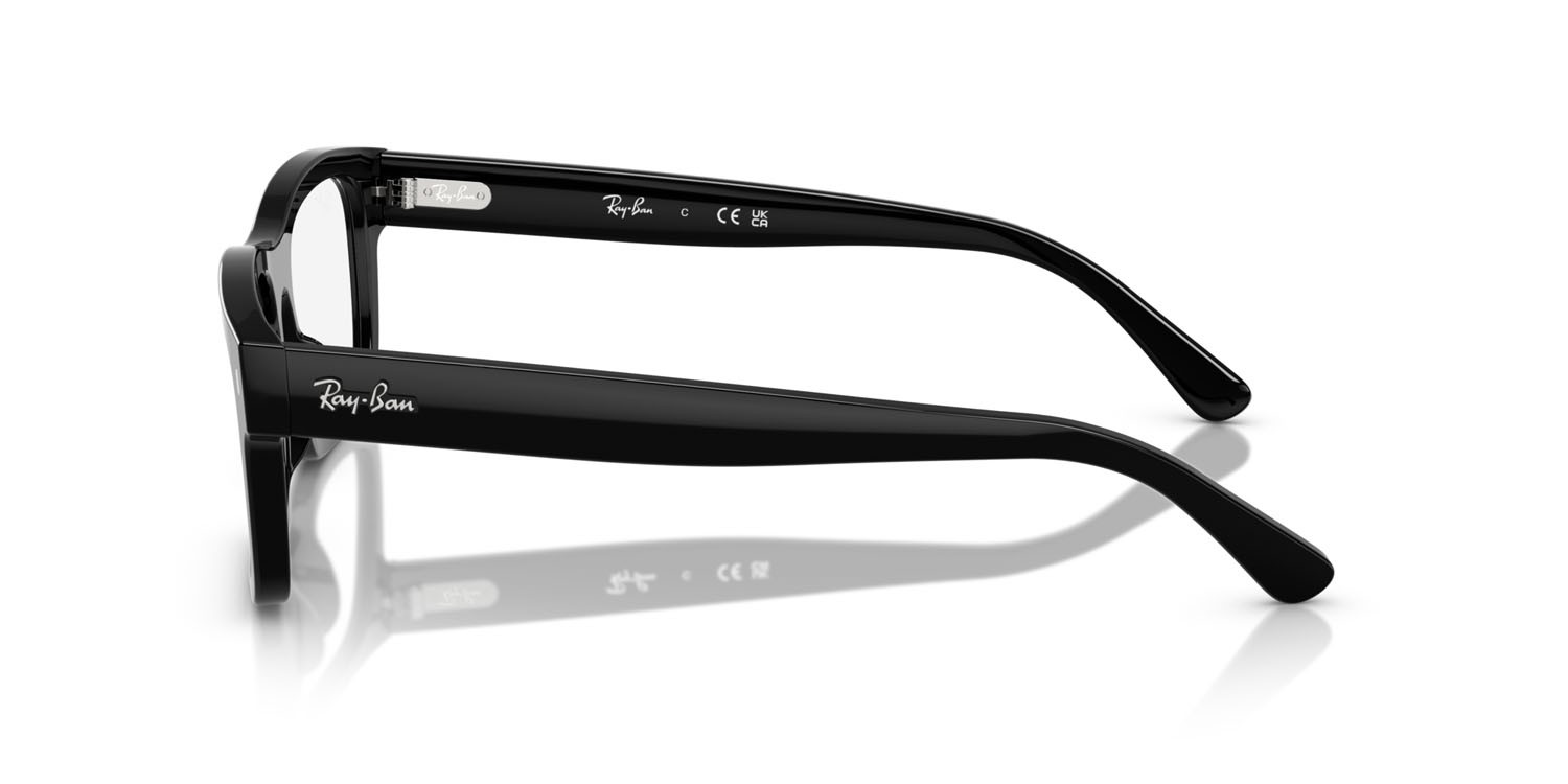 Eyeglasses Ray-Ban RX 5435 (2000) - RB 5435 2000 color nero shape rectangle lenses trasparente