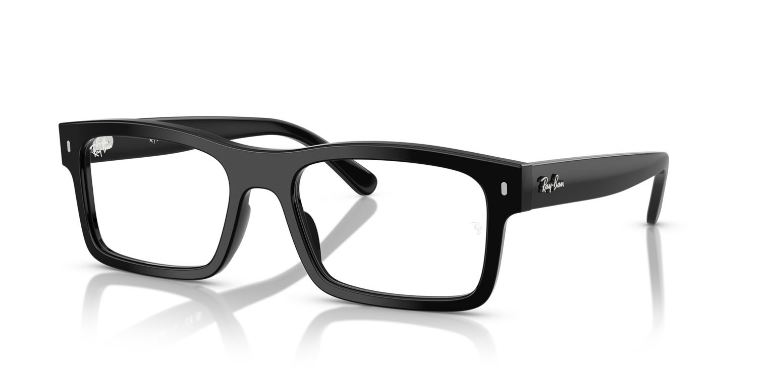 Eyeglasses Ray-Ban RX 5435 (2000) - RB 5435 2000 color nero shape rectangle lenses trasparente