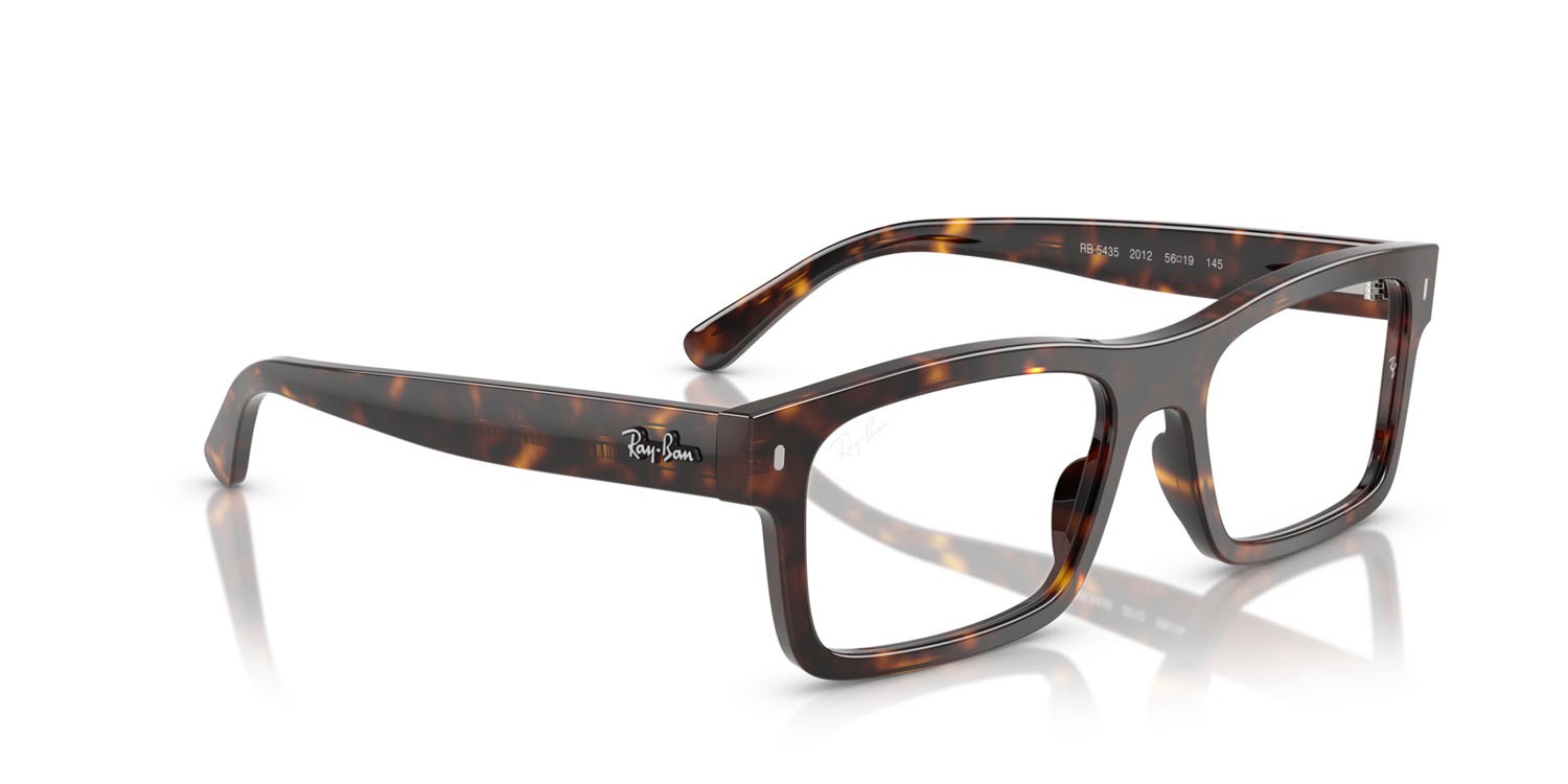 Eyeglasses Ray-Ban RX 5435 (2012) - RB 5435 2012 color havana shape rectangle lenses trasparente