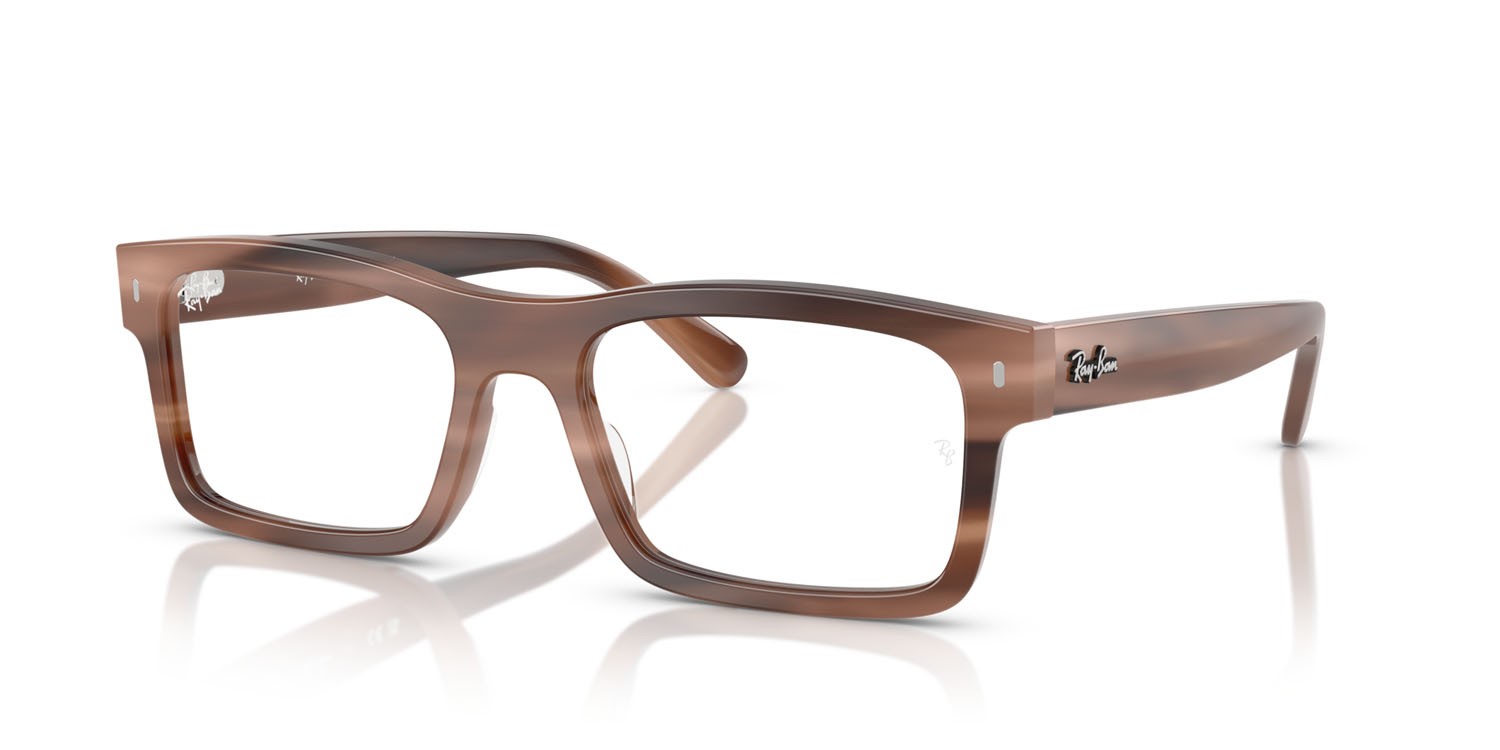 Eyeglasses Ray-Ban RX 5435 (8403) - RB 5435 8403 color marrone havana shape rectangle lenses trasparente