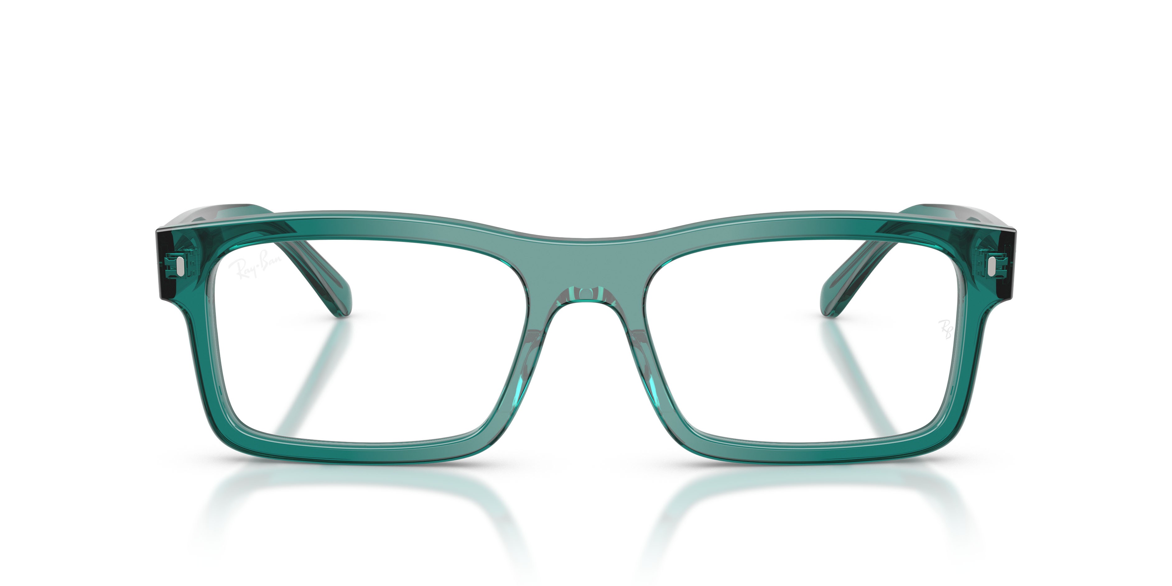 Eyeglasses Ray-Ban RX 5435 (8513) - RB 5435 8513 color transparent ottanio shape rectangle lenses trasparente
